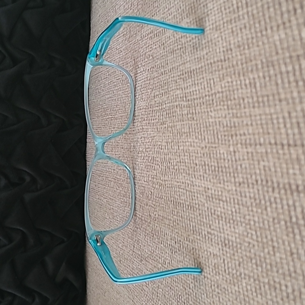 GUCCI TRANSLUCENT TEAL LAVENDER EYEGLASS FRAME - Picture 3 of 14